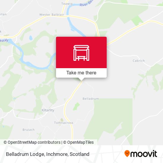 Belladrum Lodge, Inchmore map