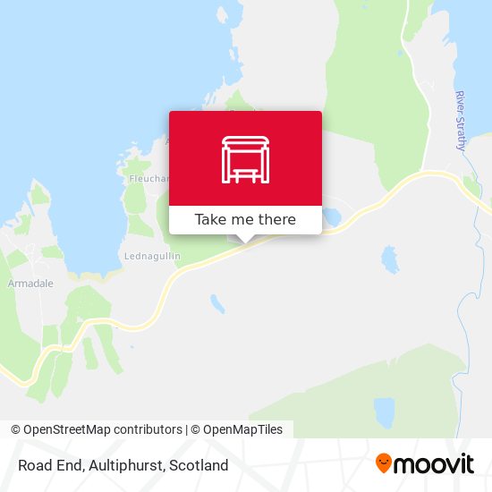 Road End, Aultiphurst map