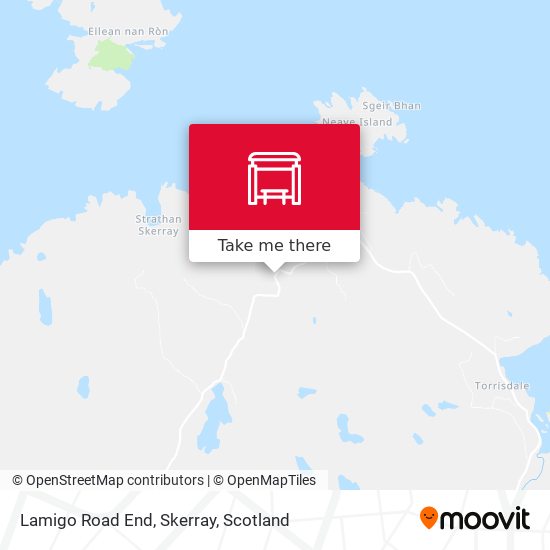 Lamigo Road End, Skerray map