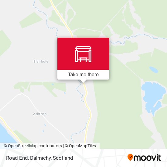Road End, Dalmichy map