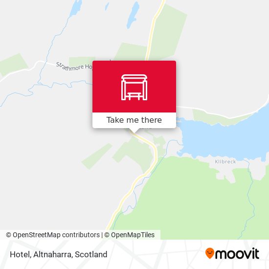 Hotel, Altnaharra map