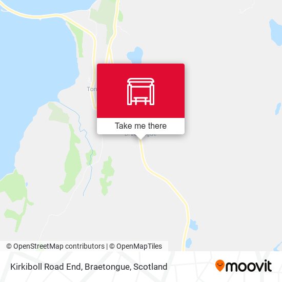 Kirkiboll Road End, Braetongue map