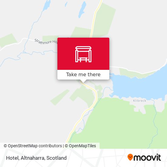 Hotel, Altnaharra map