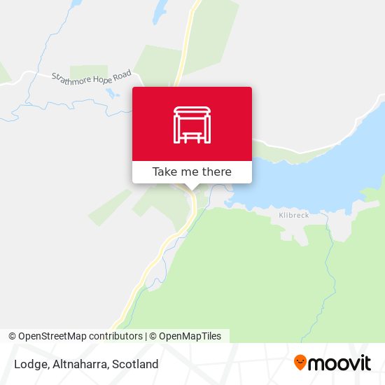 Lodge, Altnaharra map
