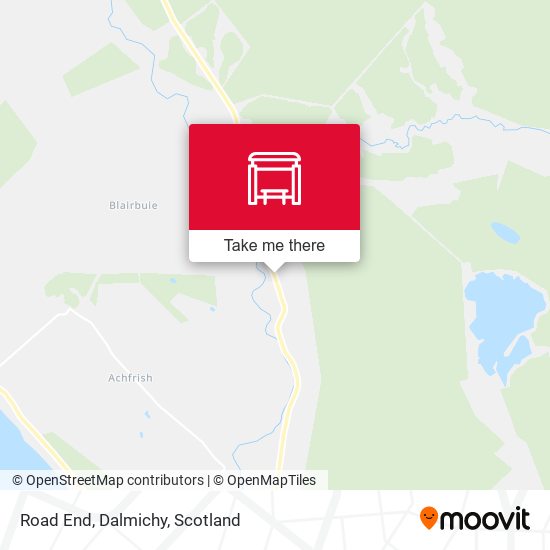 Road End, Dalmichy map