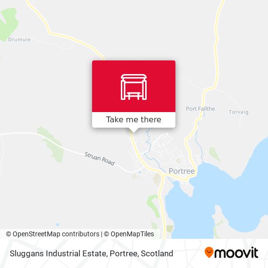 Sluggans Industrial Estate, Portree map