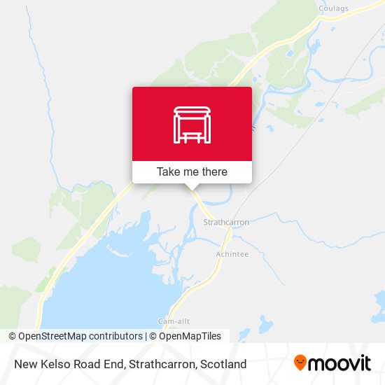 New Kelso Road End, Strathcarron map