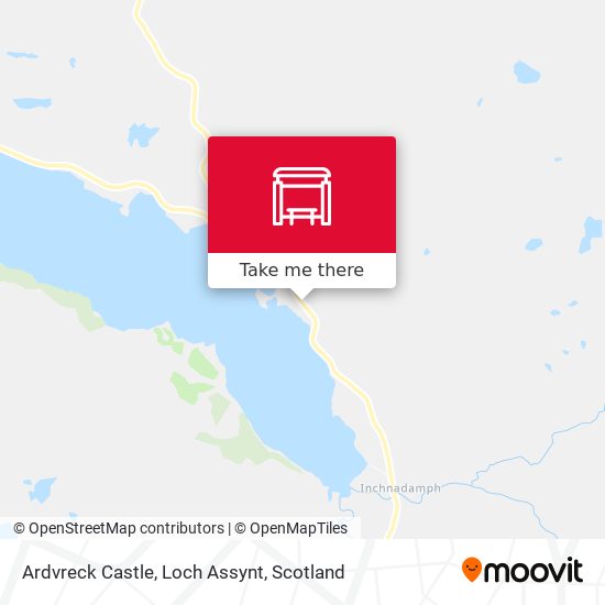 Ardvreck Castle, Loch Assynt map