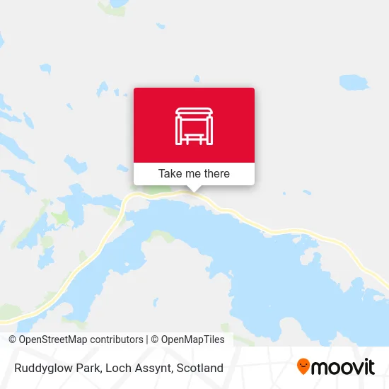 Ruddyglow Park, Loch Assynt map