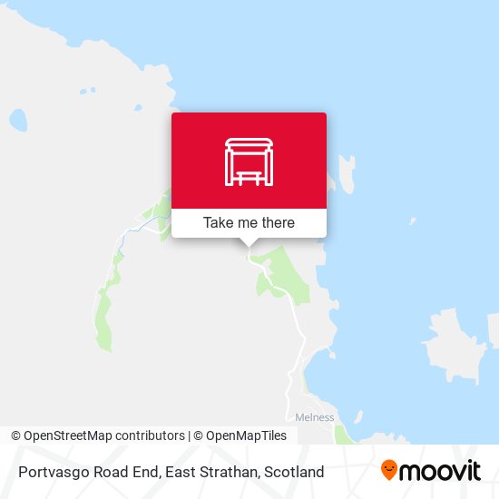 Portvasgo Road End, East Strathan map