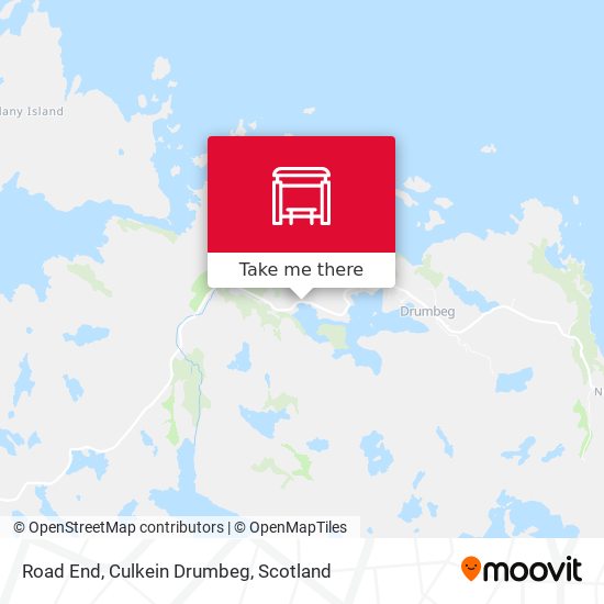 Road End, Culkein Drumbeg map