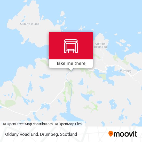 Oldany Road End, Drumbeg map
