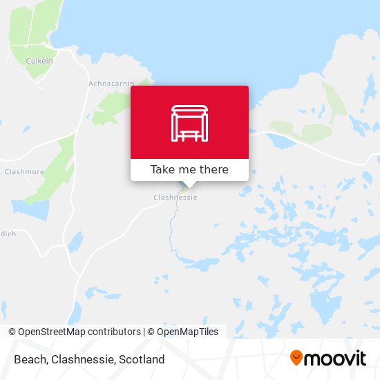 Beach, Clashnessie map