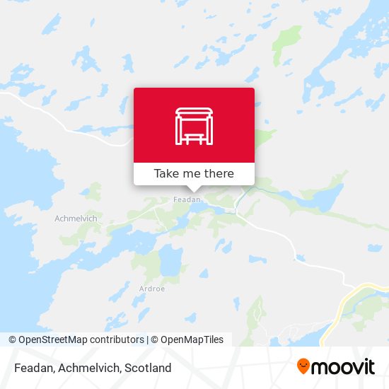 Feadan, Achmelvich map