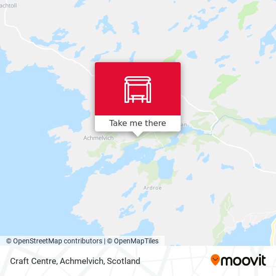 Craft Centre, Achmelvich map