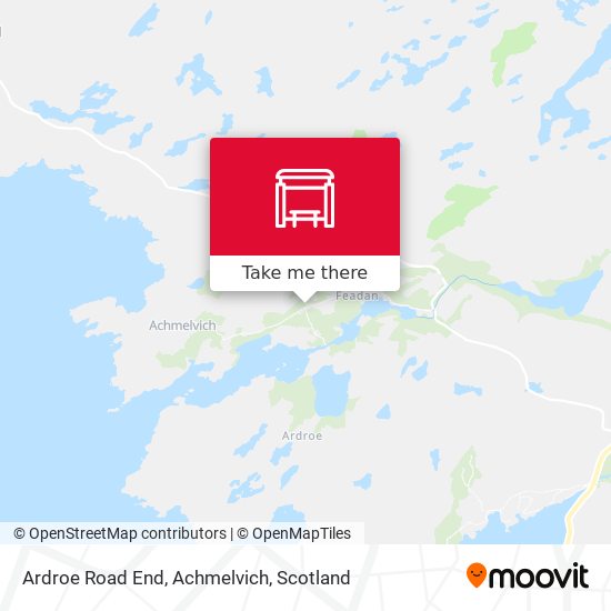 Ardroe Road End, Achmelvich map