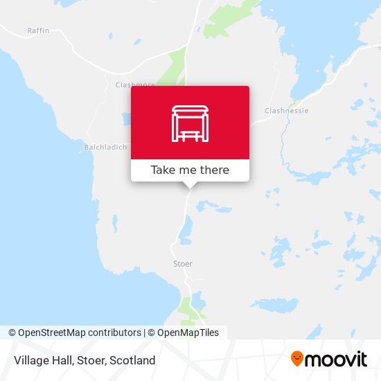 Village Hall, Stoer map