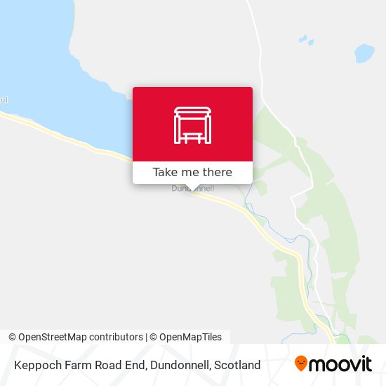 Keppoch Farm Road End, Dundonnell map