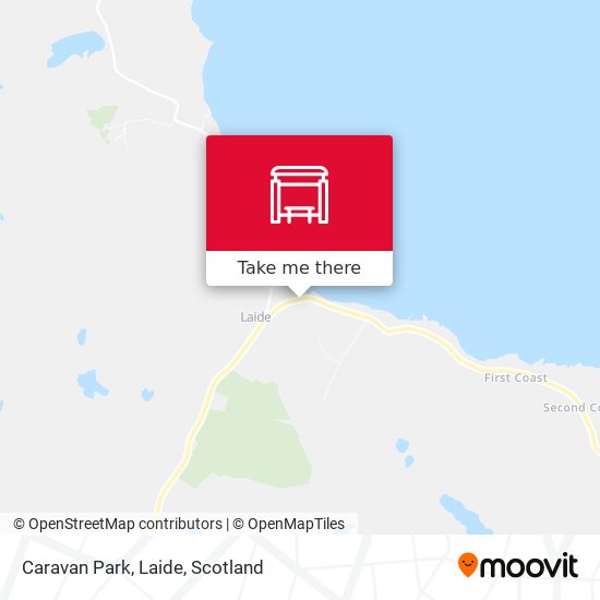 Caravan Park, Laide map