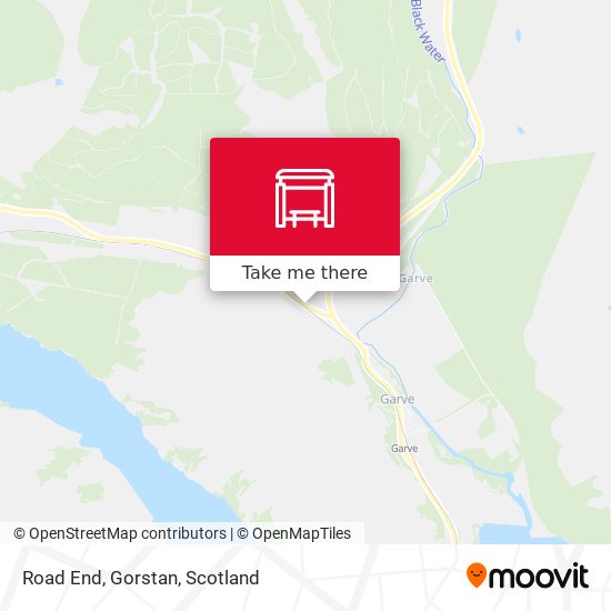 Road End, Gorstan map