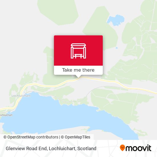 Glenview Road End, Lochluichart map