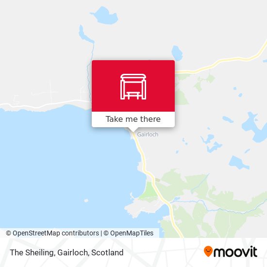 The Sheiling, Gairloch map