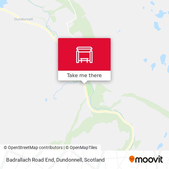 Badrallach Road End, Dundonnell map