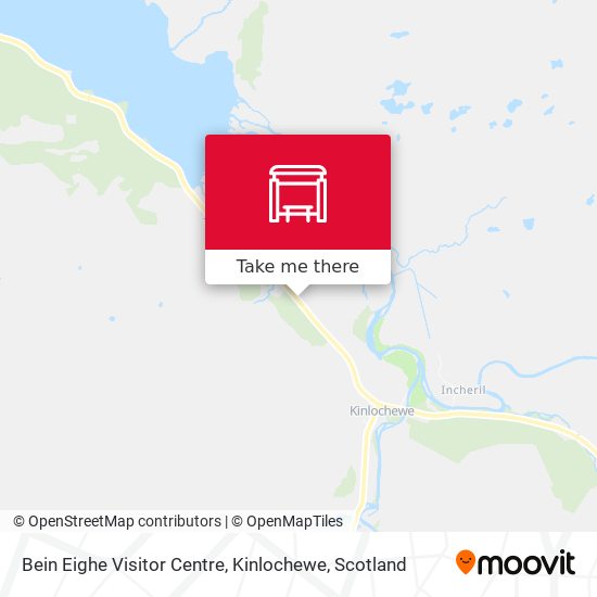 Bein Eighe Visitor Centre, Kinlochewe map