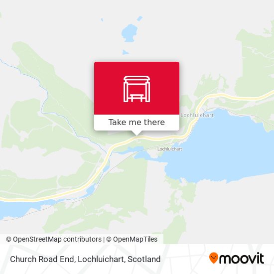 Church Road End, Lochluichart map