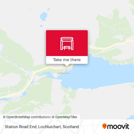 Station Road End, Lochluichart map