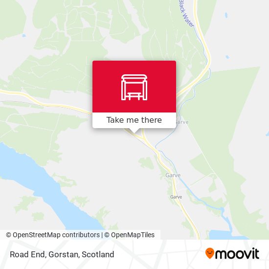 Road End, Gorstan map