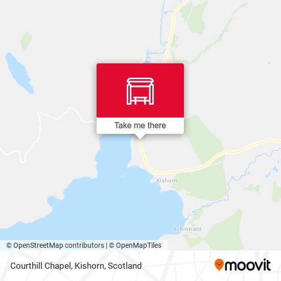 Courthill Chapel, Kishorn map