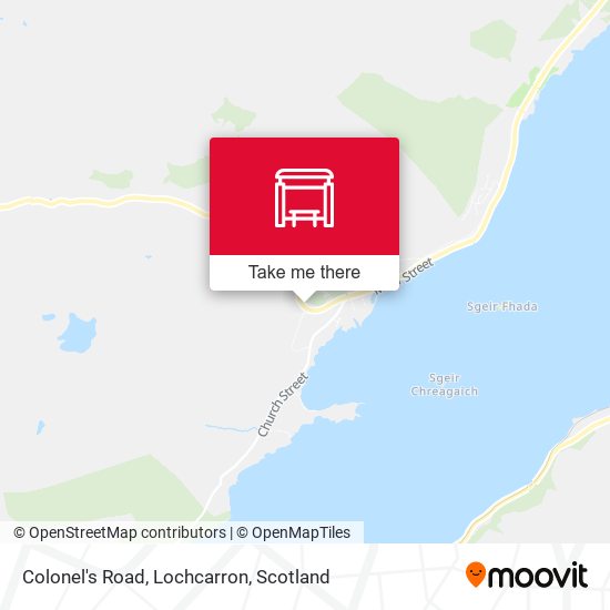 Colonel's Road, Lochcarron map