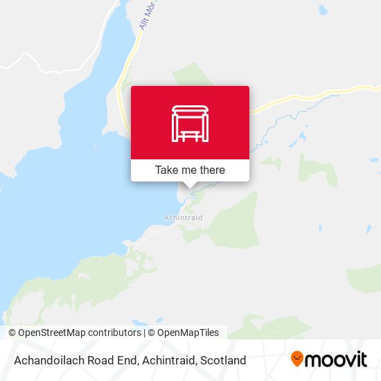 Achandoilach Road End, Achintraid map
