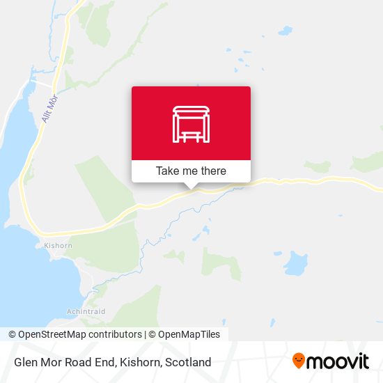 Glen Mor Road End, Kishorn map