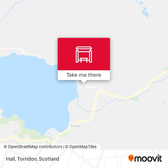 Hall, Torridon map