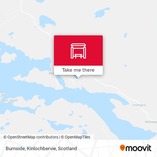Burnside, Kinlochbervie map