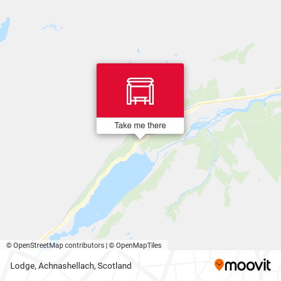 Lodge, Achnashellach map