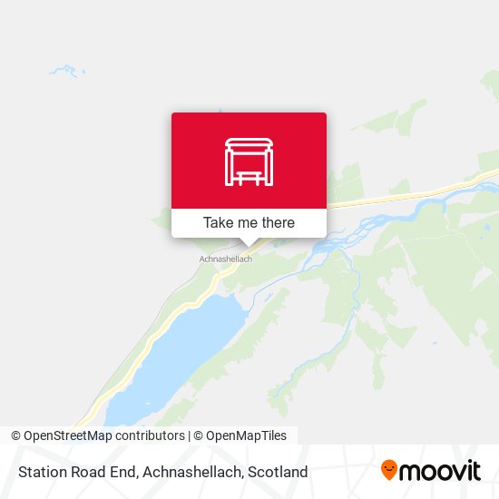 Station Road End, Achnashellach map