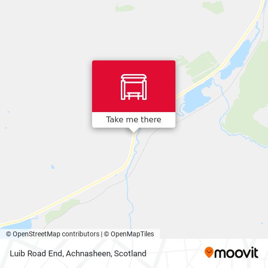 Luib Road End, Achnasheen map