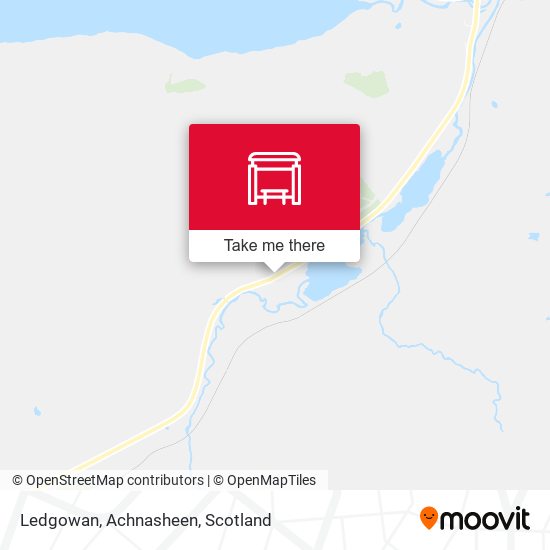 Ledgowan, Achnasheen map
