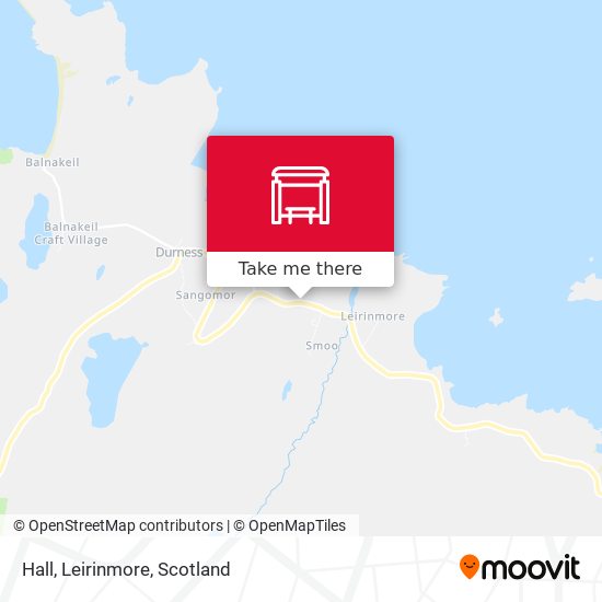 Hall, Leirinmore map