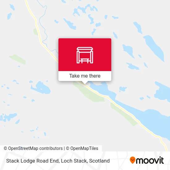 Stack Lodge Road End, Loch Stack map