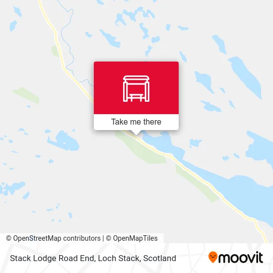Stack Lodge Road End, Loch Stack map