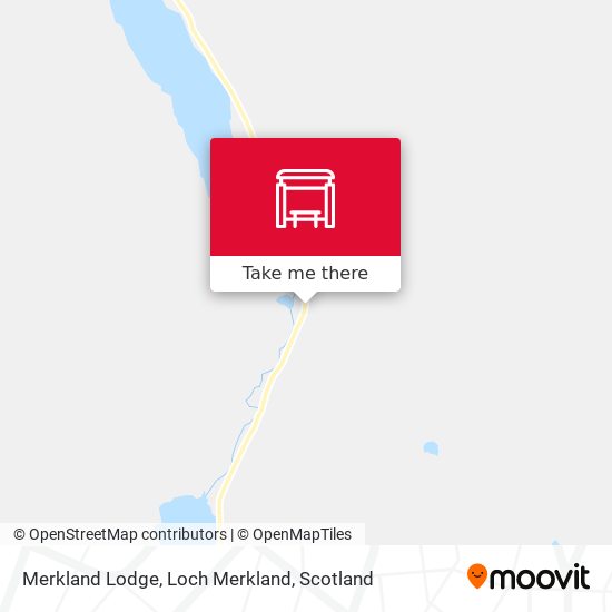 Merkland Lodge, Loch Merkland map