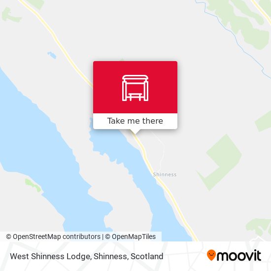 West Shinness Lodge, Shinness map