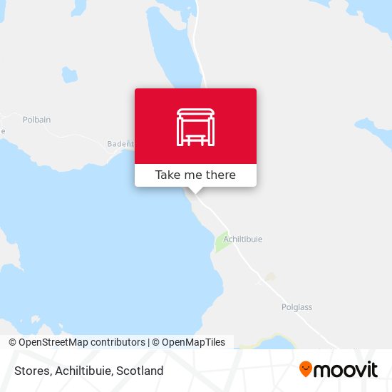 Stores, Achiltibuie map