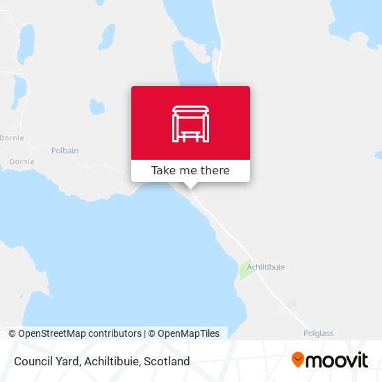 Council Yard, Achiltibuie map