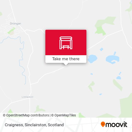 Craigness, Sinclairston map