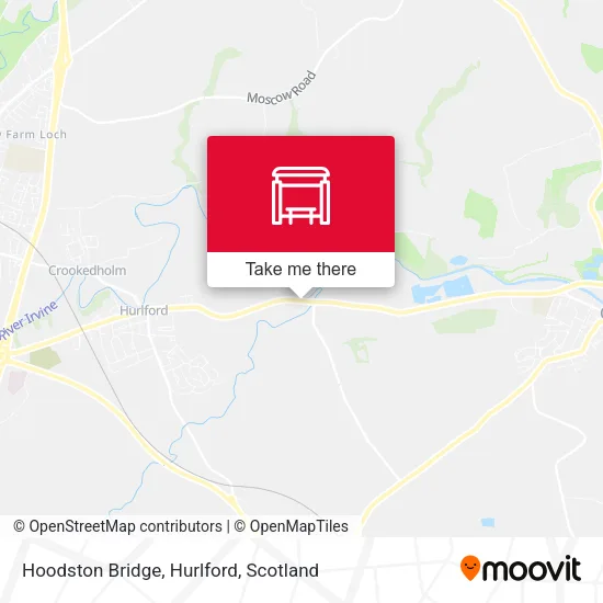 Hoodston Bridge, Hurlford map